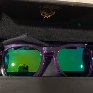 Wildfox Purple Sunglasses wayfarer style